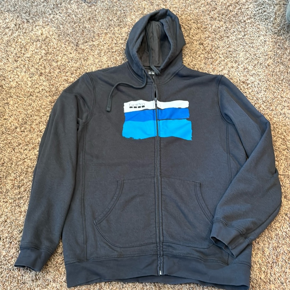 GoPro zip up sweatshirt gray L